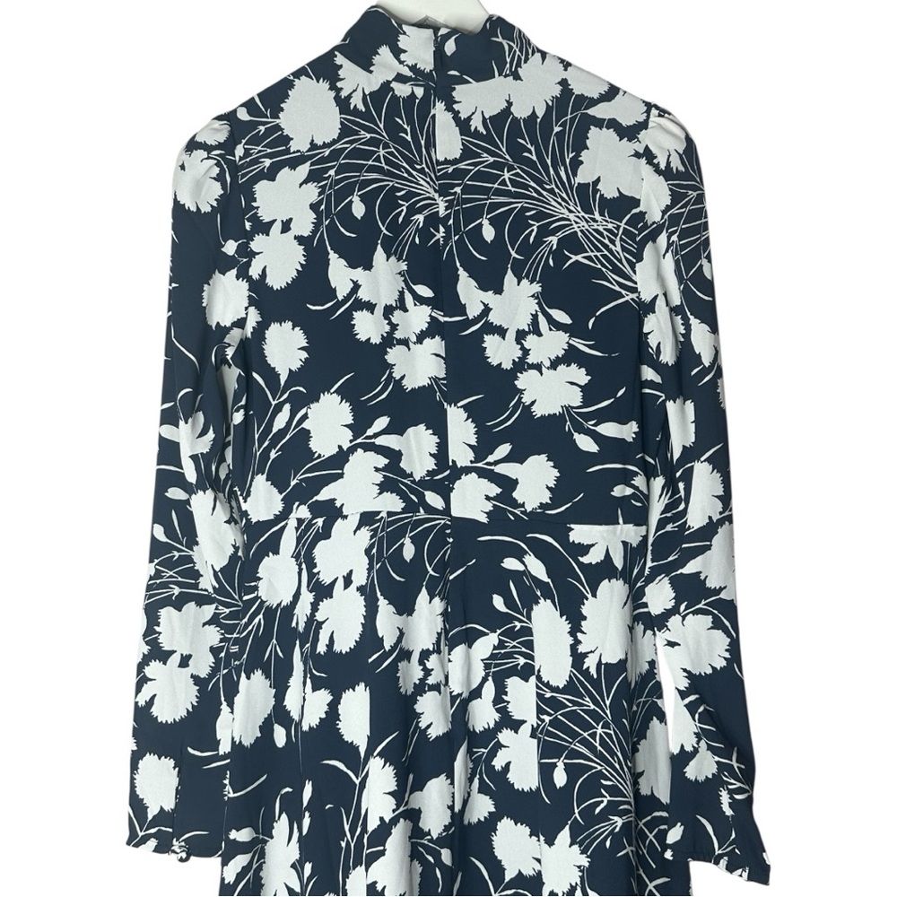 Aritzia Wilfred Lola Crepe Satin Mockneck Mini Dress Size 4 - Picture 10 of 15